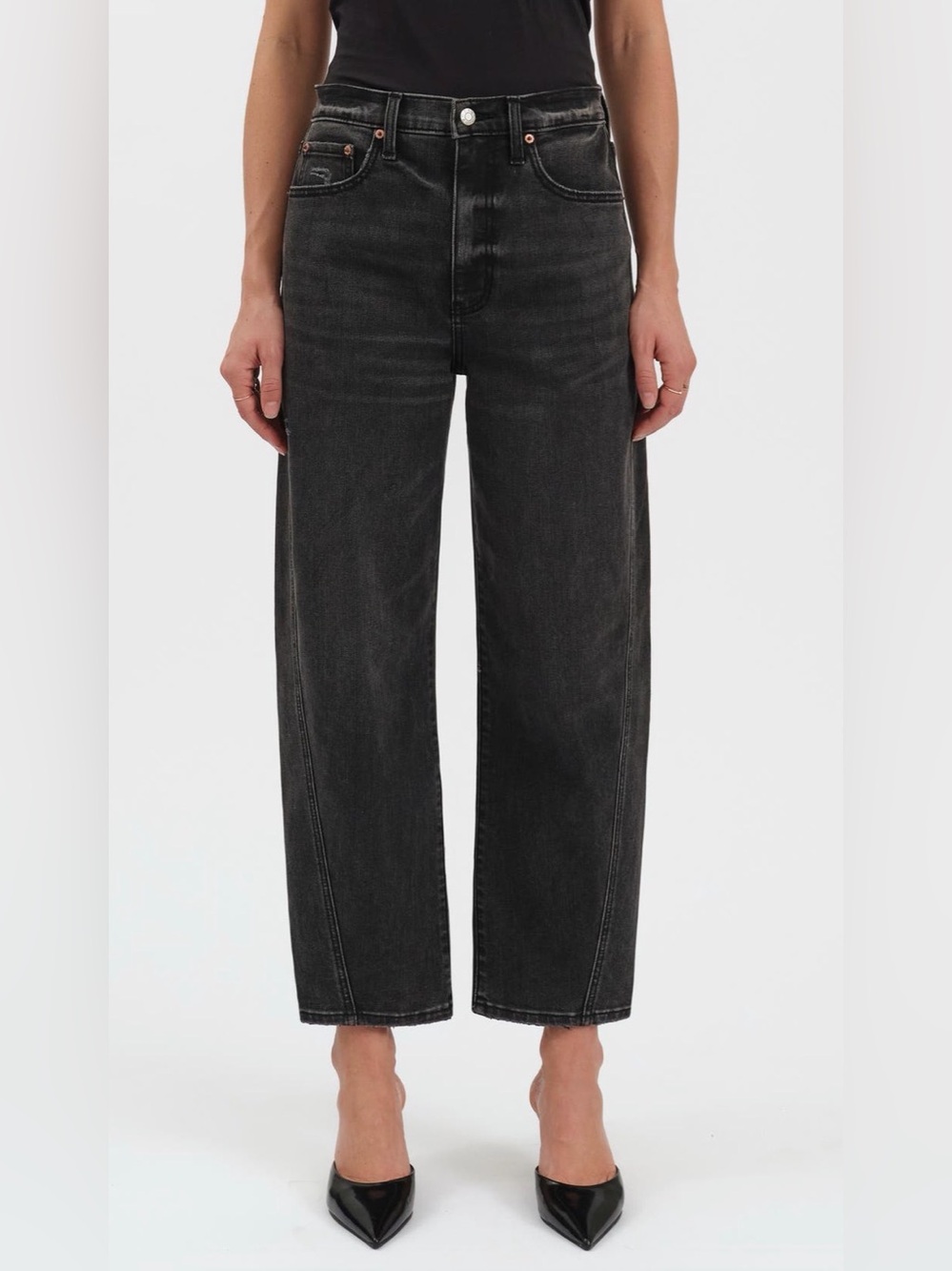 Daze Westward High Waist Barrel Jean